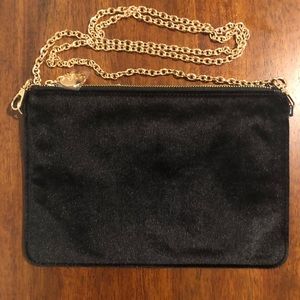 Ann Taylor Loft Velvet Crossbody/Clutch